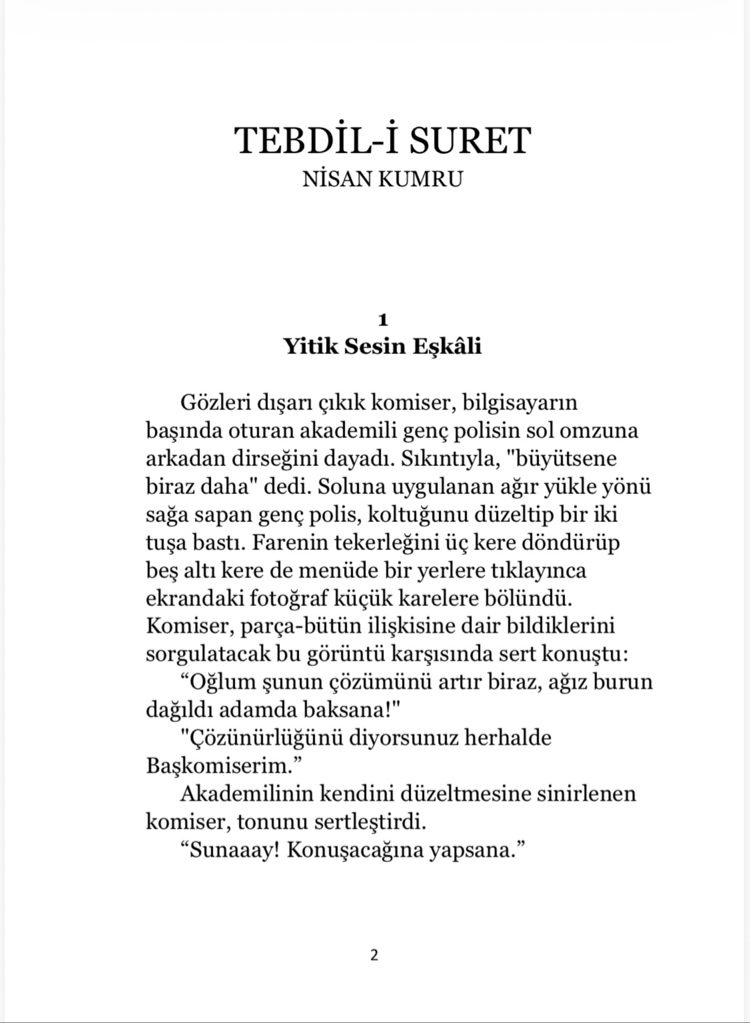 TEBDİL-İ SURET 
