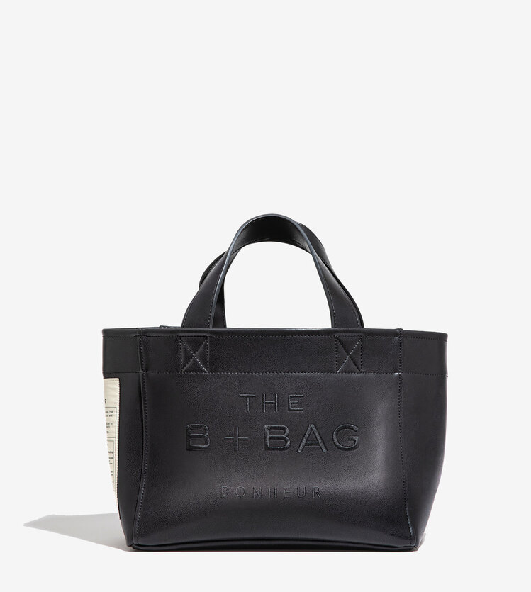 B+BAG VEGAN LEATHER BLACK PHANTOM
