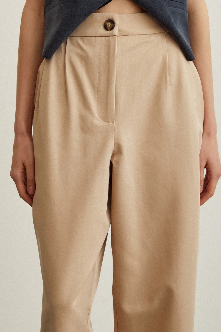 KALLY BİLEKTE CAMEL PANTOLON