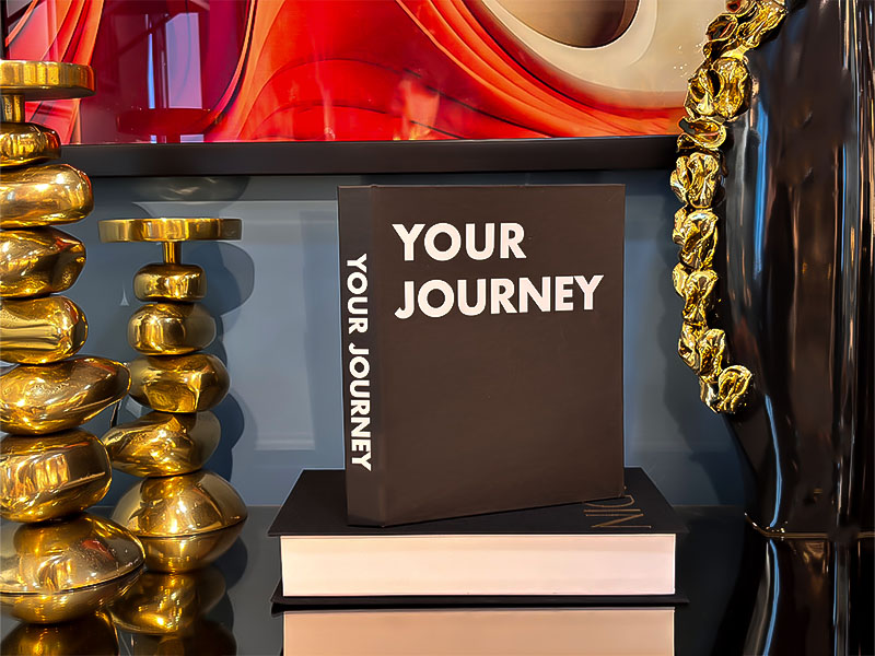 Dekoratif Kitap Kutu - Your Journey
