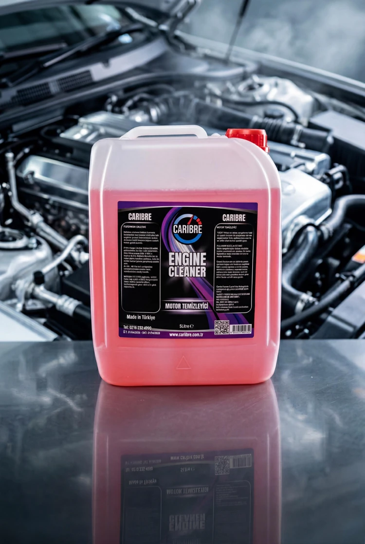 CARİBRE - Motor Temizleyici - 5 lt - Motor bakımı - Yağ ve kirleri çözerek motoru temizler