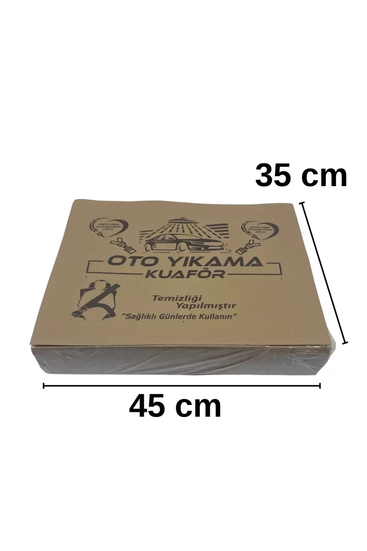 Caribre - Oto Kağıt Paspas Kraft - 110 gram 500 Adet - Araç içi koruma