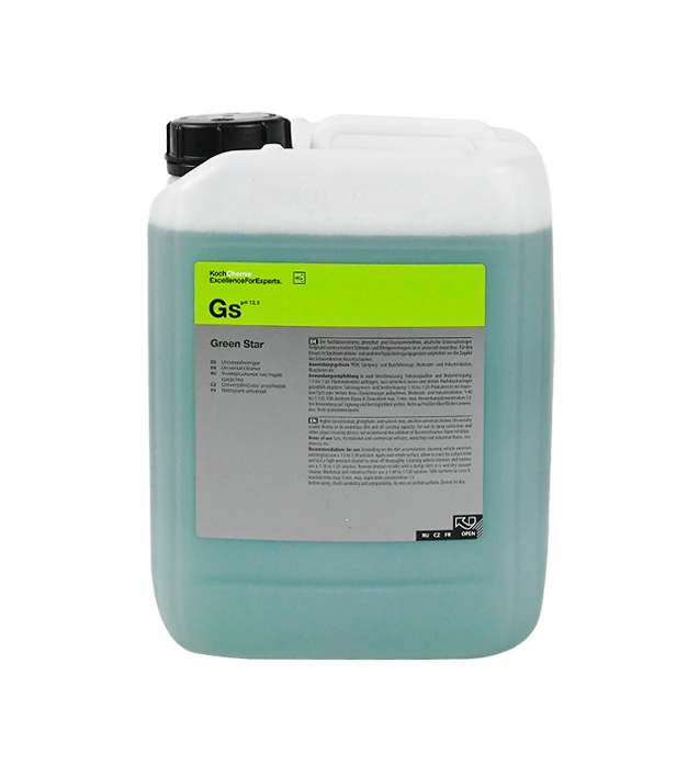 Koch Chemie GS Green Star 11 kg Yüksek Konsantre Çok Amaçlı Alkali Genel Temizleyici (APC)