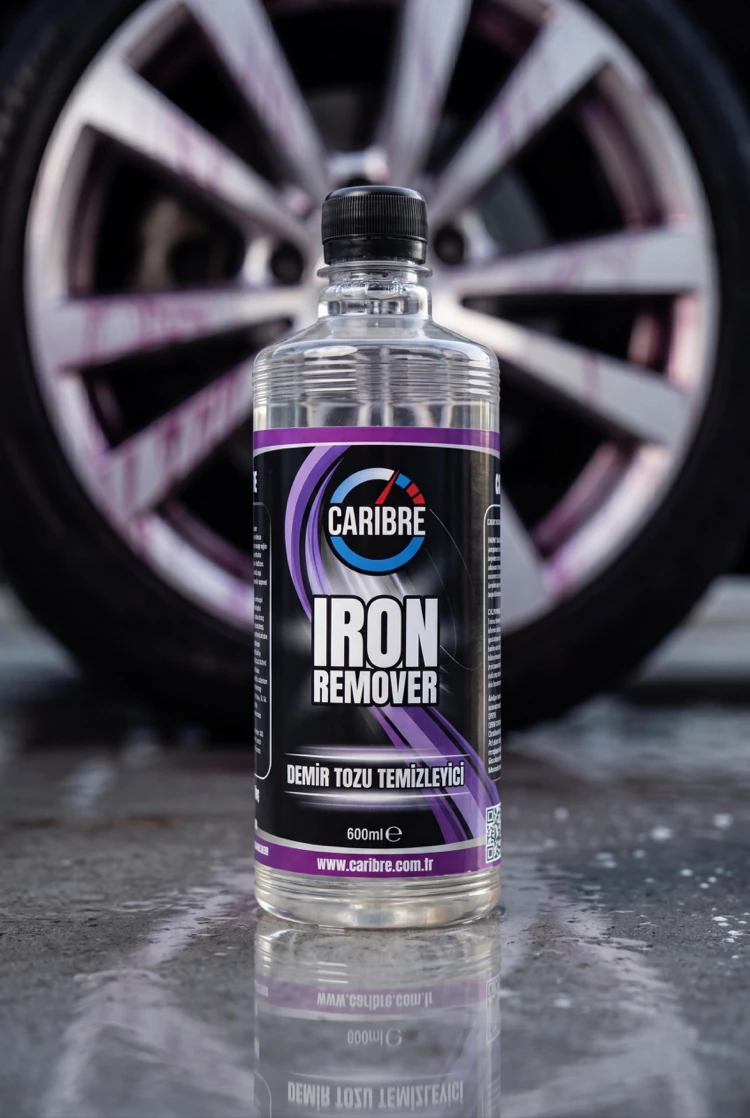 CARİBRE - Demir Tozu Temizleyici - 600 ml - Jant temizliği - Metal partikülleri etkili şekilde söker