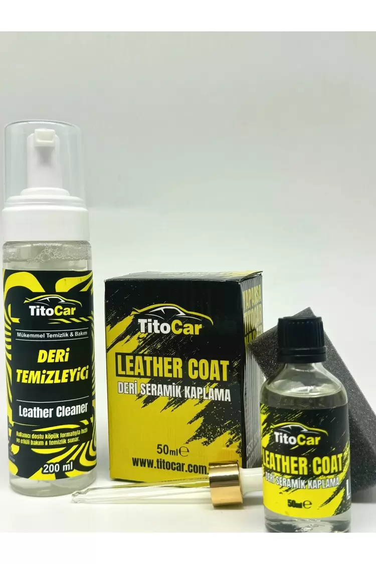 Caribre - Leather Cleaner + Leather Coat Set - 200 ml + 50 ml