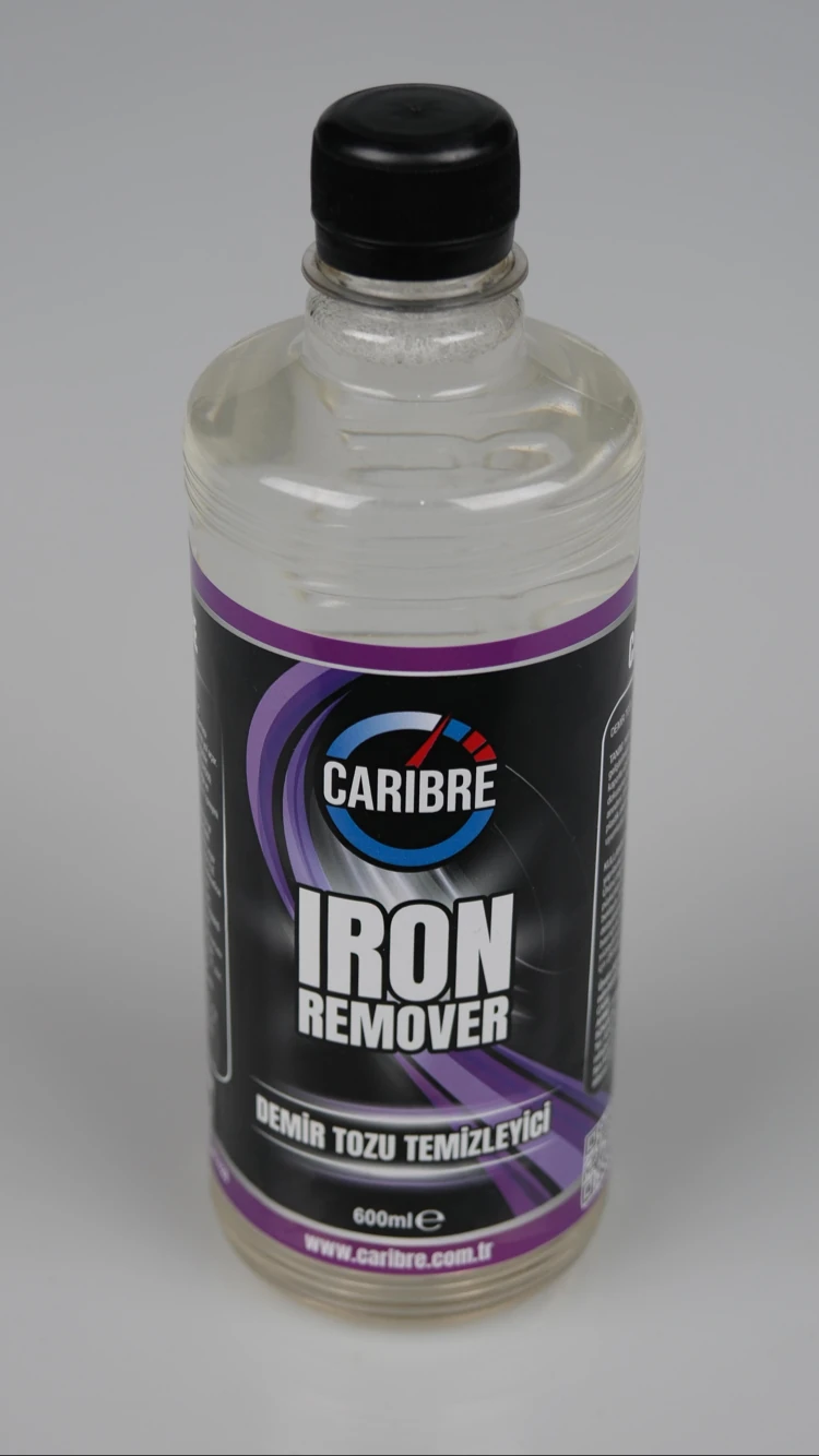 CARİBRE - Demir Tozu Temizleyici - 600 ml - Jant temizliği - Metal partikülleri etkili şekilde söker