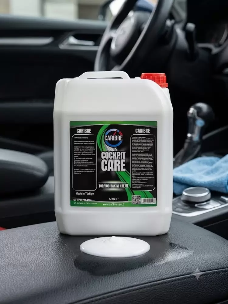 CARİBRE - Torpido Bakım Kremi - 5 lt - İç bakım - Plastik yüzeyleri besler ve yeniler