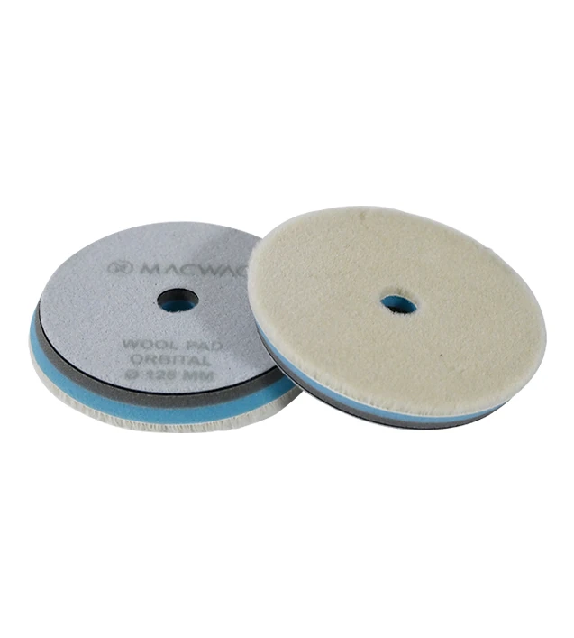 MacWag Wool Pad Orbital ø128-140x20 mm Profesyonel Yün Pasta Pedi