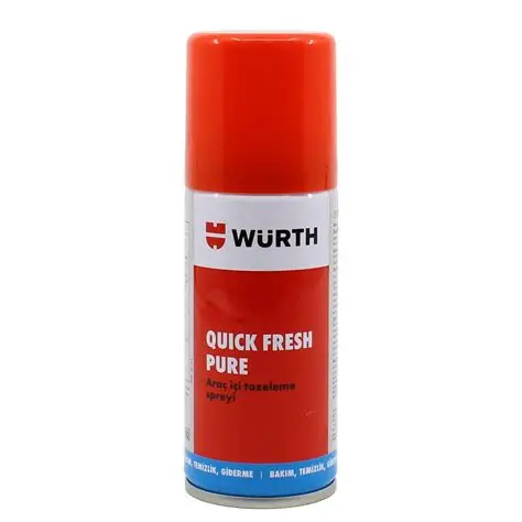 Würth - Quick Fresh - 100 ml Koku Bombası - Araç içi koku - Kötü kokuları gidererek ferahlık sağlar