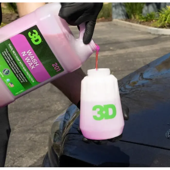 Caribre - Wash N Wax Cilalı Oto Şampuan - 3.79 lt 1/128 konsantre