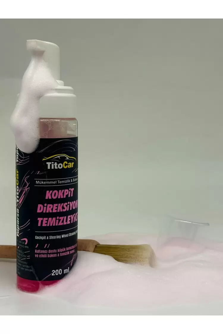 Caribre - Kokpit Direksiyon Temizleyici + Detay Fırça Seti