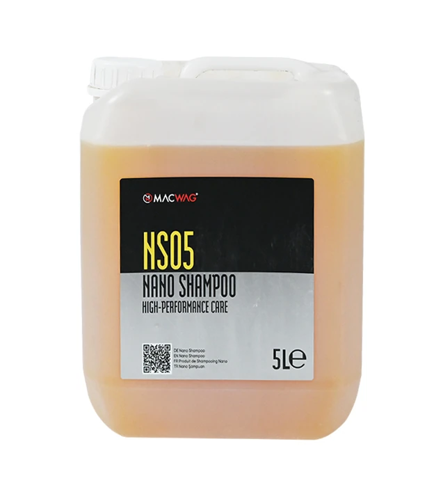 MacWag NS05 Nano Shampoo 5 lt Yüksek Parlaklık ve Koruma Etkili Nano Şampuan