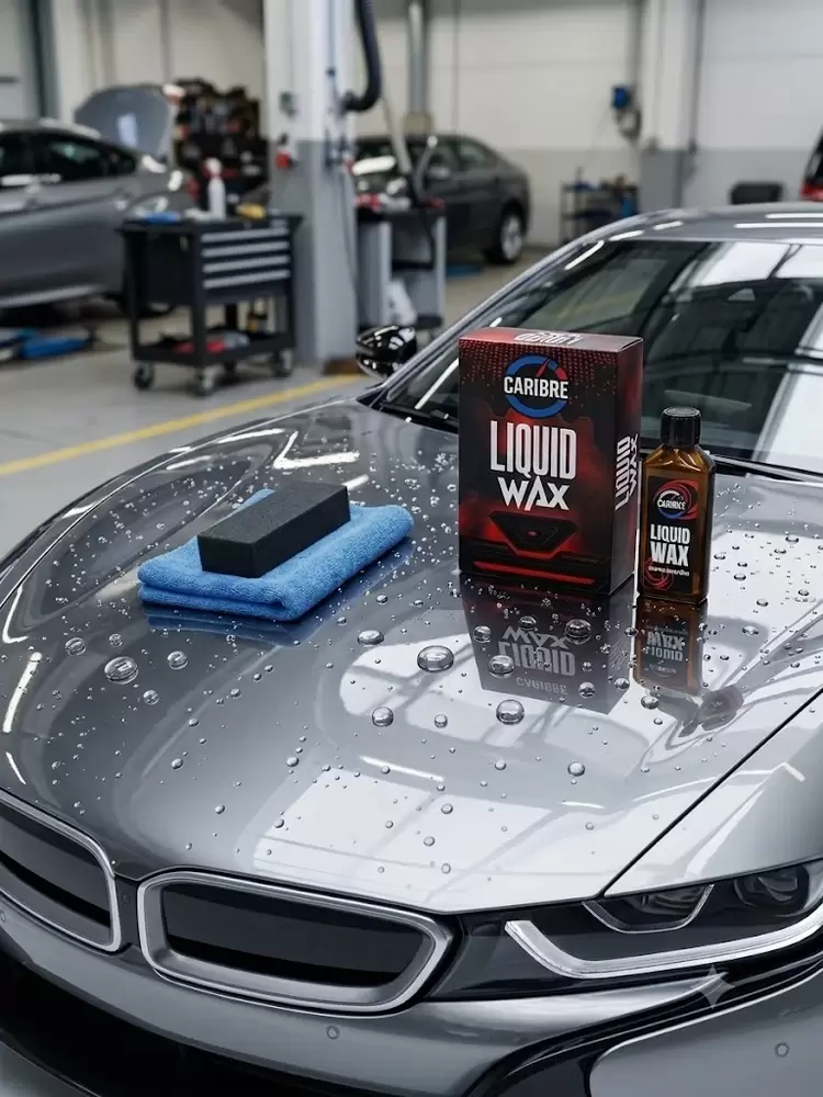 Caribre - Liquid Wax - Yeni nesil - Boya koruma - Uzun süreli parlaklık ve su iticilik sağlar