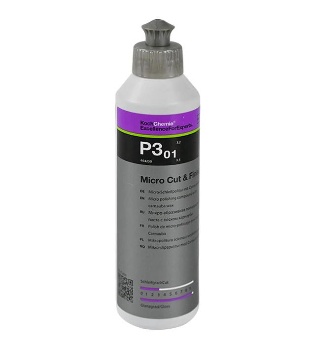 Koch Chemie - P3.01 Micro Cut Finish - 250 ml Mikro Hare Giderici ve Koruyucu Cila