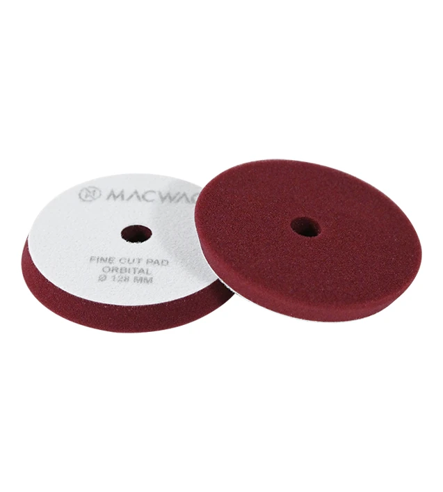 MacWag Fine Cut Pad Orbital ø128-140x20 mm Profesyonel Orta-İnce Pasta Süngeri