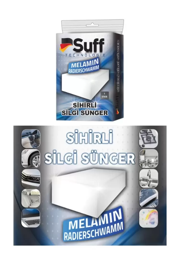 Caribre - Sihirli Silgi Sünger - Beyaz 30’lu paket
