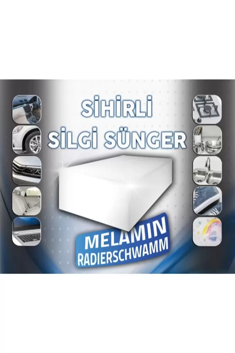 Caribre - Sihirli Silgi Sünger - Beyaz 30’lu paket