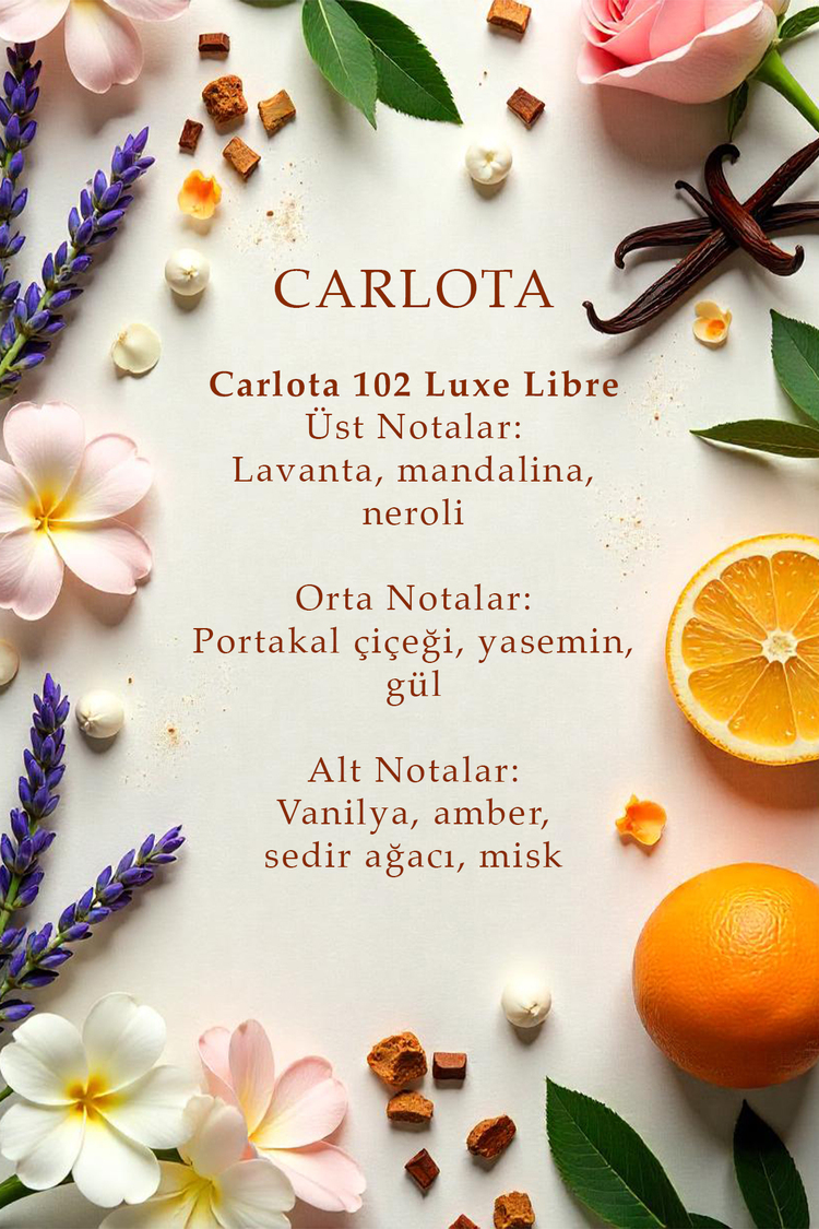 Carlota Luxe Libre Kadın Parfüm 50 ML