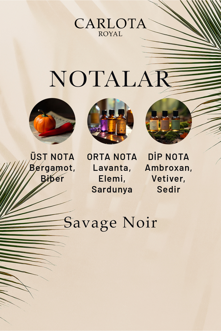 Savage Noir Erkek Parfüm 50 ML