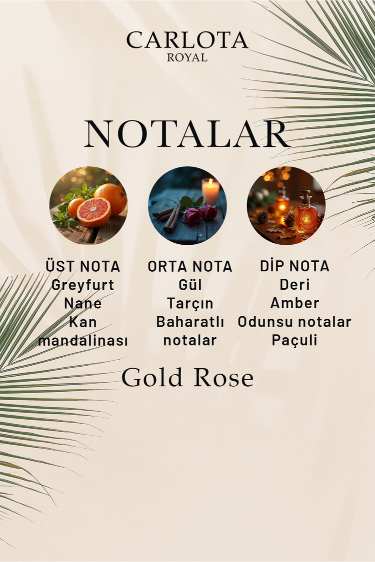 Gold Rose Erkek Parfüm 50 ML