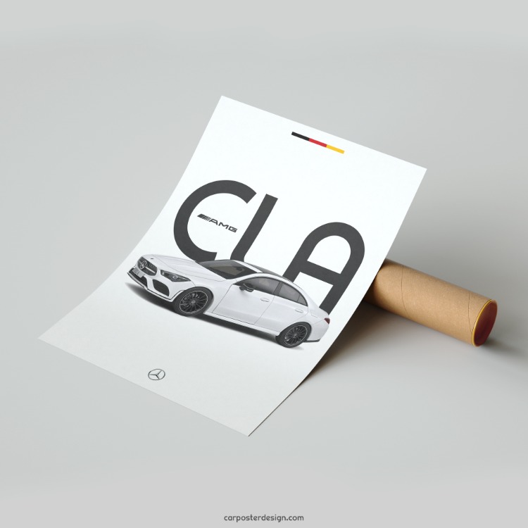 Mercedes Benz CLA AMG Duvar Posteri