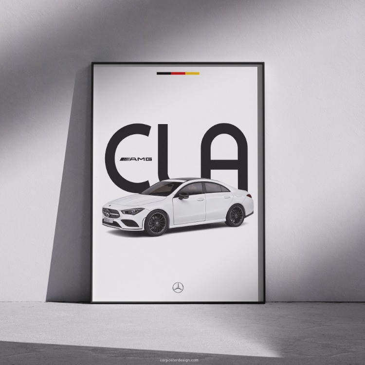 Mercedes Benz CLA AMG Duvar Posteri