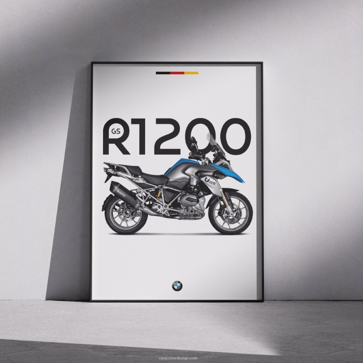 BMW GS R1200 Duvar Posteri