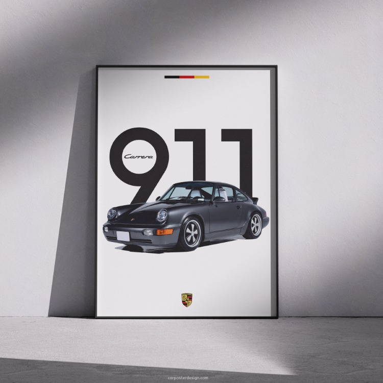 Porsche 911 Carrera Poster