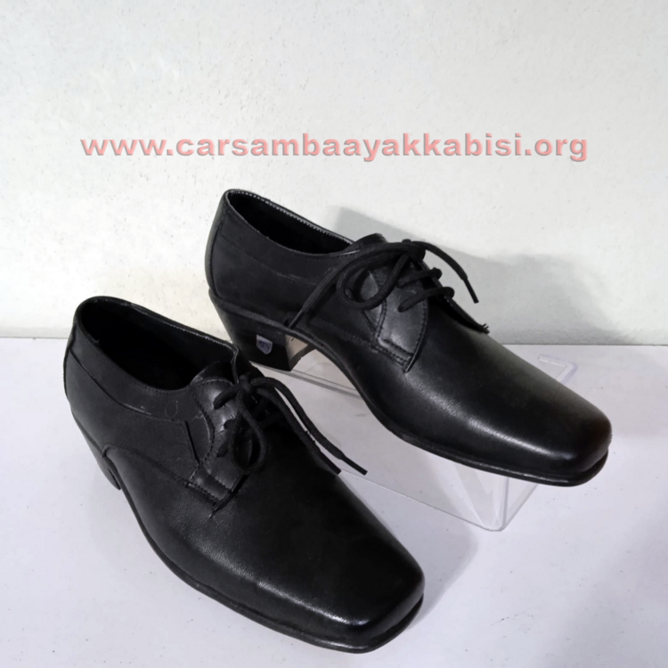 Kesik Burun 3 Bağlı Yumurta Topuk Çarşamba Ayakkabısı