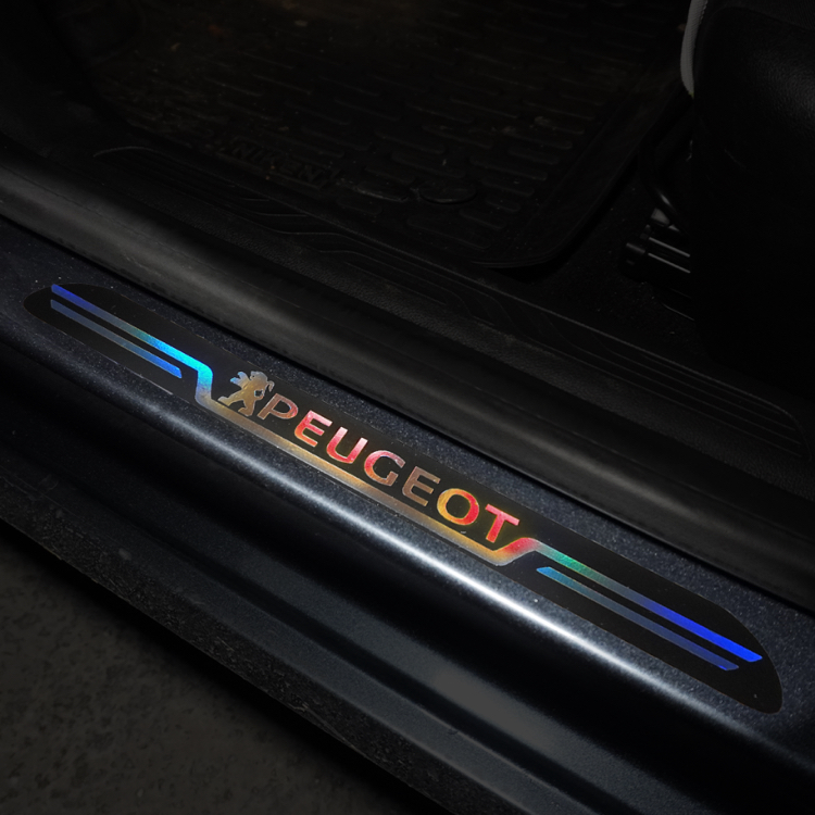 Peugeot Aynalı Kapı Eşiği (4 Adet)