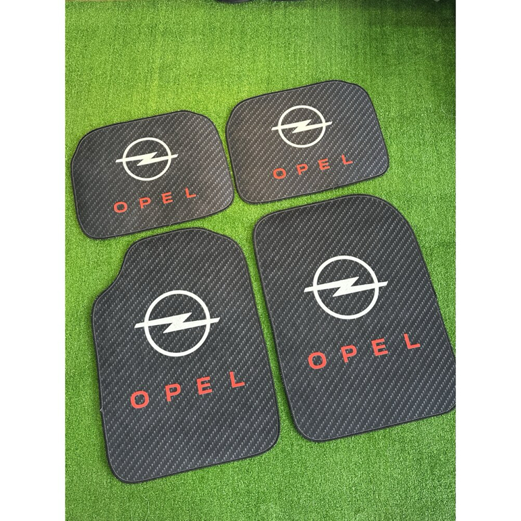 Opel Logolu Premium Araç Paspas Seti – Siyah Klasik Tasarım (4’lü Set)