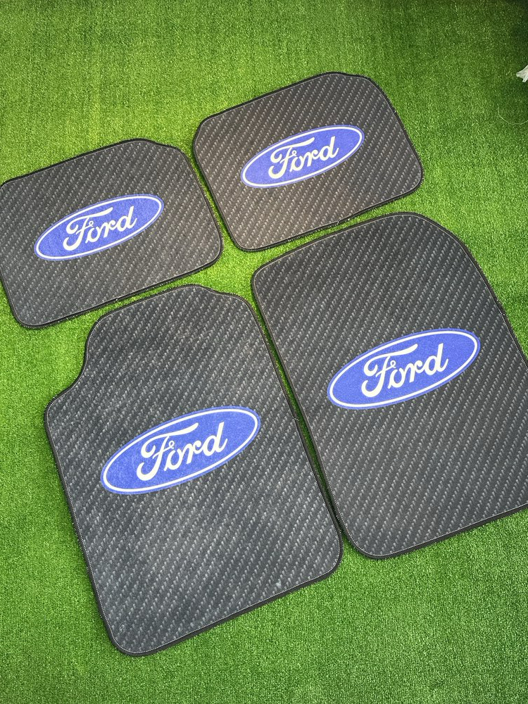 Ford Logolu Premium Araç Paspas Seti – Siyah Güçlü Tasarım (4’lü Set)