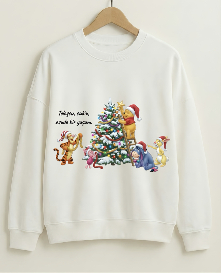 New Year Oversize Basic Sweatshirt