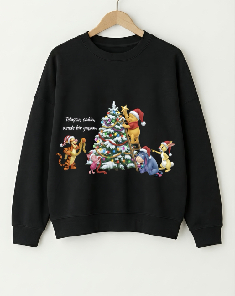 New Year Oversize Basic Sweatshirt