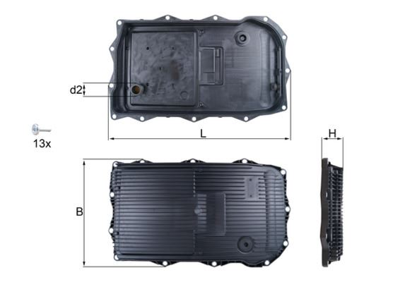 OTOMATIK SANZIMAN YAG FILTRESI GA8HP45Z-OTM.SANZ BMW F20 F45 F30 F10 F01 E84 F25 E70