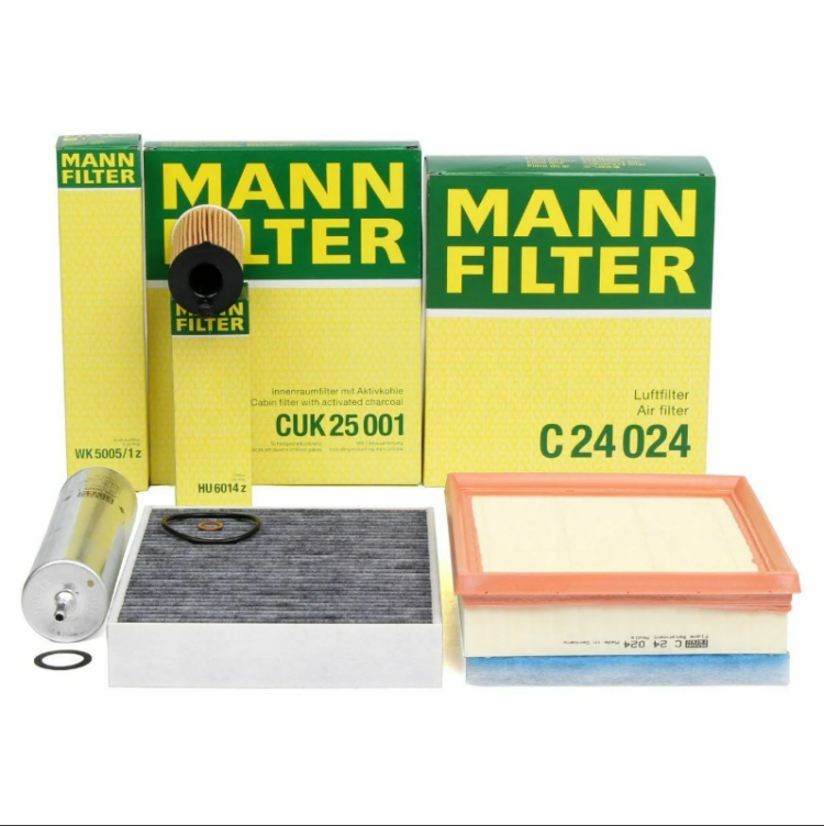 Bmw F30 LCI Kasa 320d B47 Motor Periyodik Bakım Filtre Seti Mann Marka