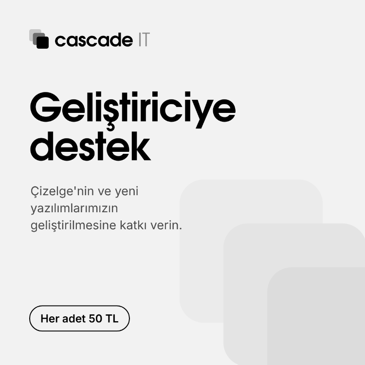 Geliştiriciye destek