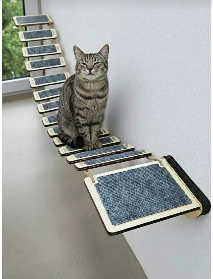Duvara Monte Kedi Köprüsü