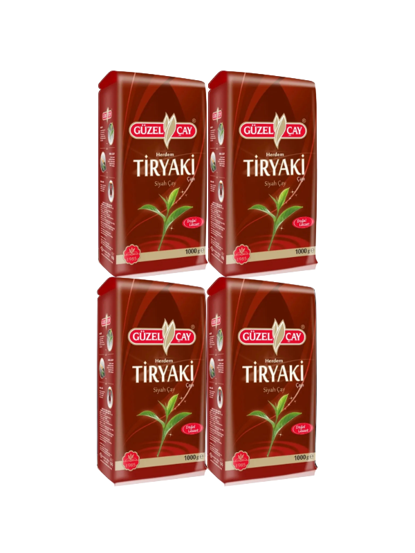 Güzel Çay Herdem Tiryaki 1000 Gr X 4 Adet