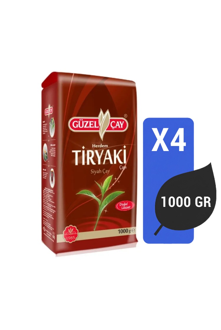 Güzel Çay Herdem Tiryaki 1000 Gr X 4 Adet