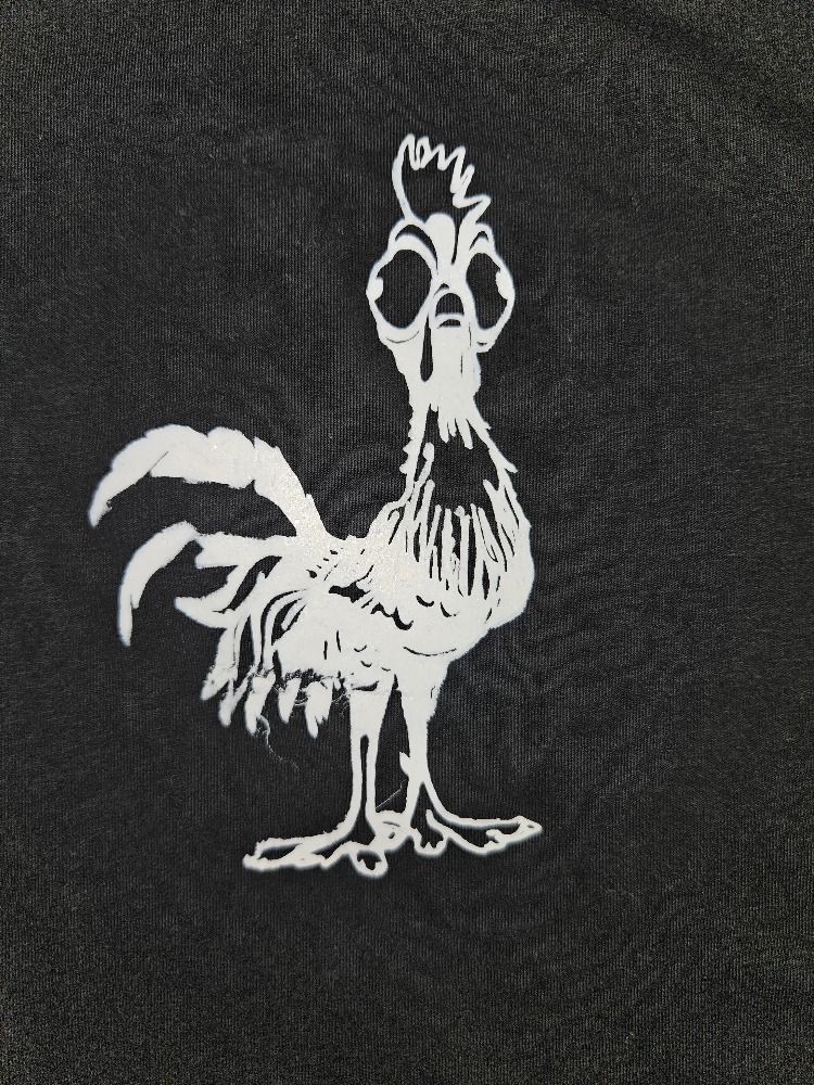 Horoz T-shirt baskısı