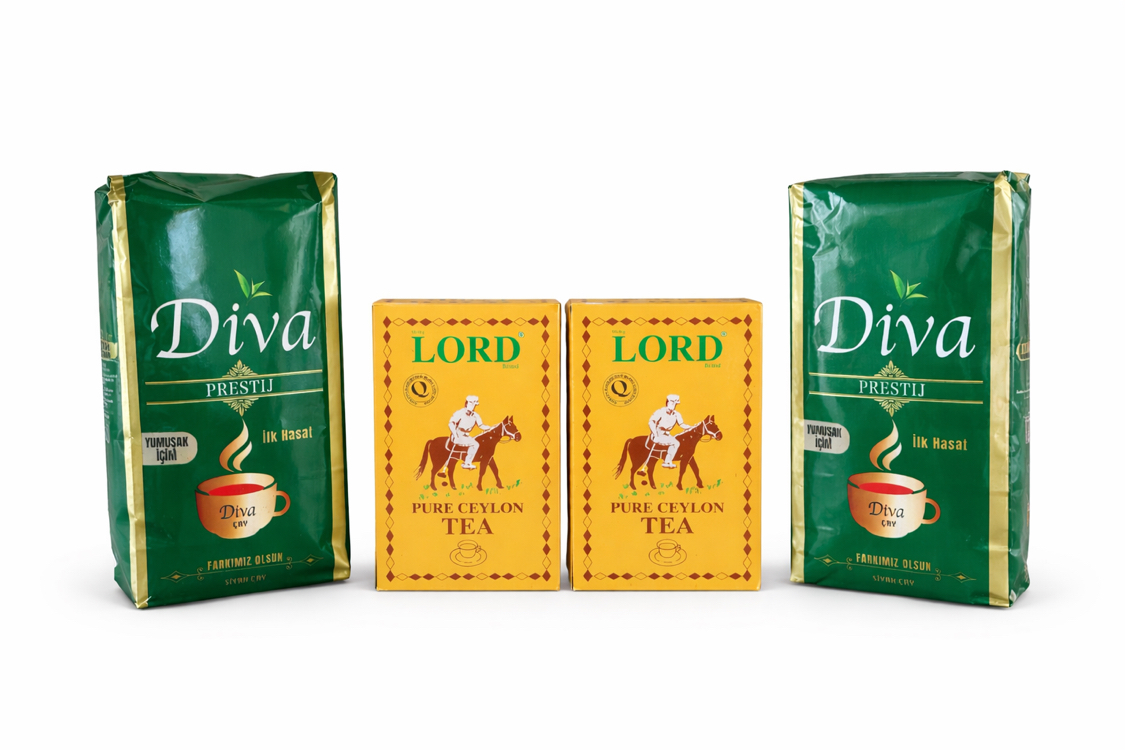 ÖZEL KARIŞIM ÇAY SETİ! 2KG DİVA 1KG LORD ÇAY MÜKEMMEL TAT