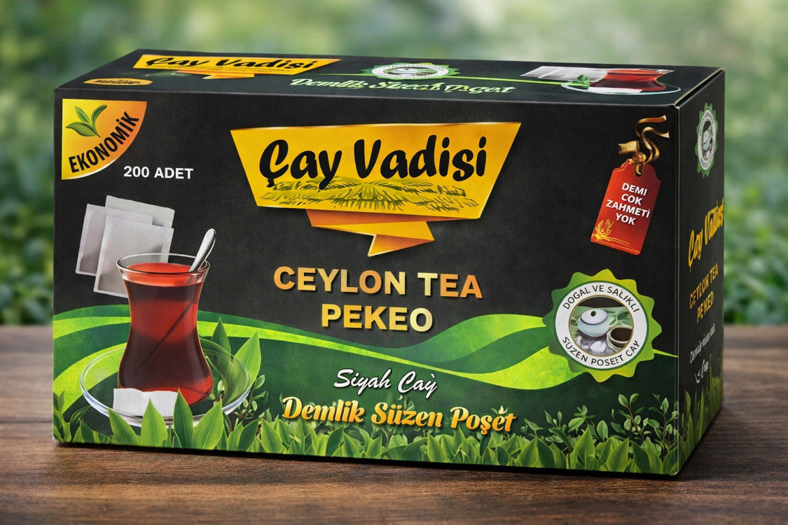 Çay Vadisi Ceylon Demlik Poşet Koli