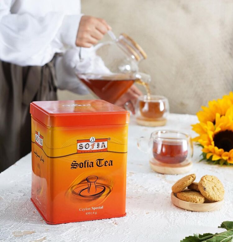 Sofia Tea 450gr Seylan Teneke Kutu Çay 1. Kalite Siyah Çay