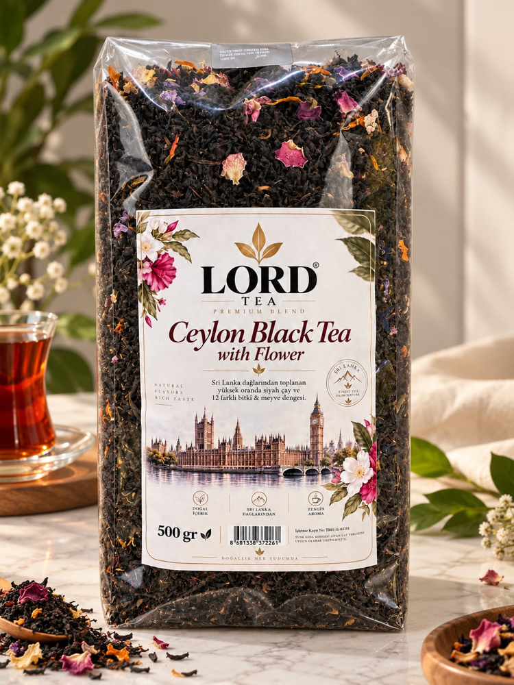 Lord Flower 500 gr – Ceylon Tea with Flower | 12 Bitki & Meyve Karışımı