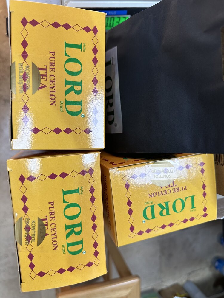 MÜKEMMEL SEYLAN ÇAYI PAKETİ! Toplam 2.5kg 4 pk Lord Çay 1 paket Lord earl grey bergamotlu