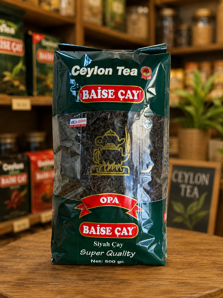 BAİSE ÇAY OPA Ceylon Tea 500 gr – Yoğun Lezzet Premium Seylan Siyah Çay