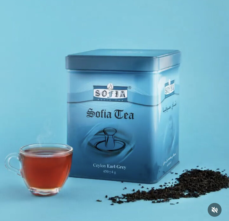 Sofia Tea 450GR Teneke Kutu Earl Grey Bergamotlu