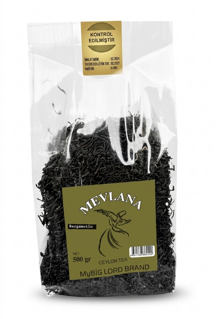 Lord Mevlana Tipi Bergamotlu Seylan Çayı – 500g Dökme Çay