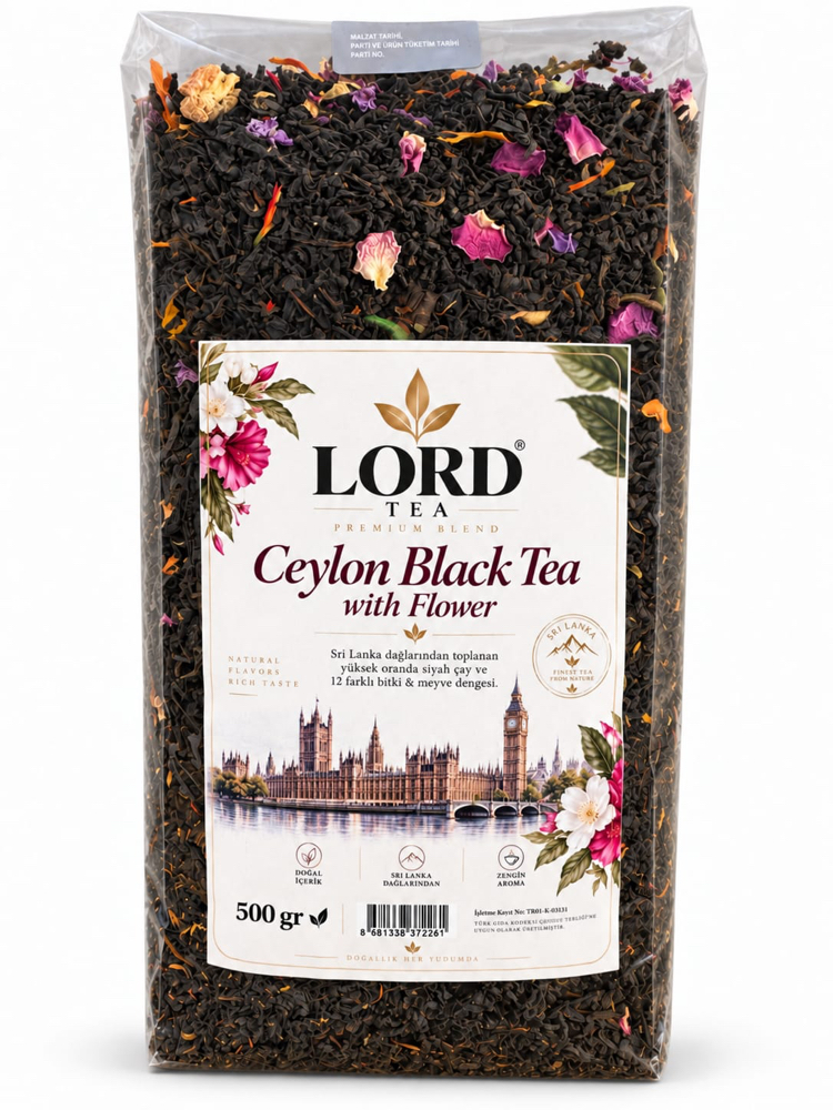 Lord Flower 500 gr – Ceylon Tea with Flower | 12 Bitki & Meyve Karışımı
